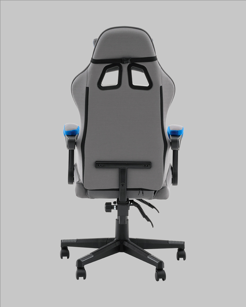 Кресло спортивное TopChairs Phantom серо-голубой