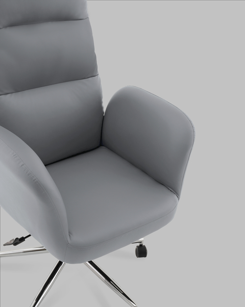 Кресло руководителя TopChairs Solid серый