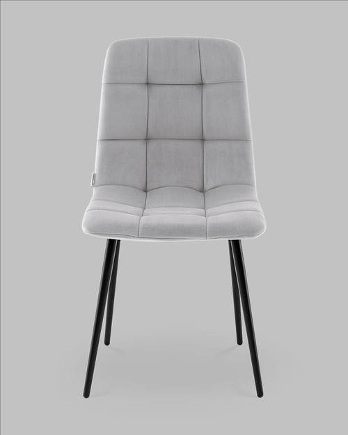 Стул Одди NEW велюр светло-серый