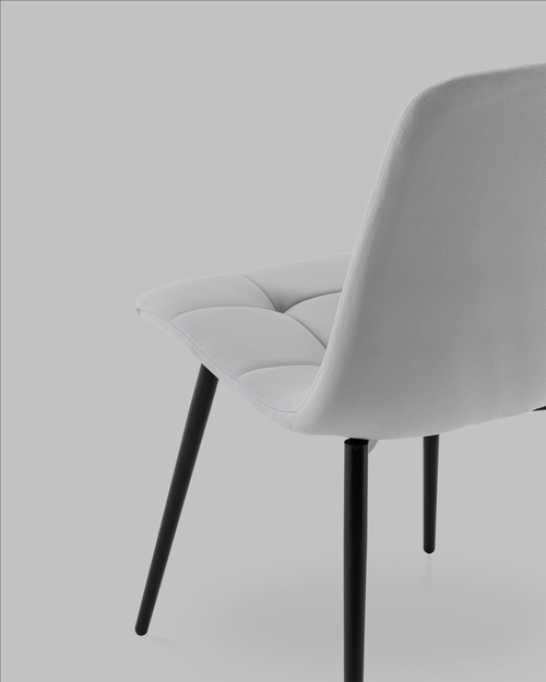 Стул Одди NEW велюр светло-серый