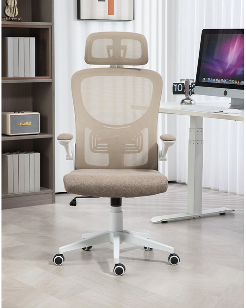 Кресло офисное TopChairs Airone бежевый ткань