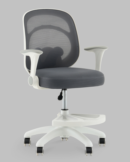 Кресло компьютерное детское TopChairs Panda серый
