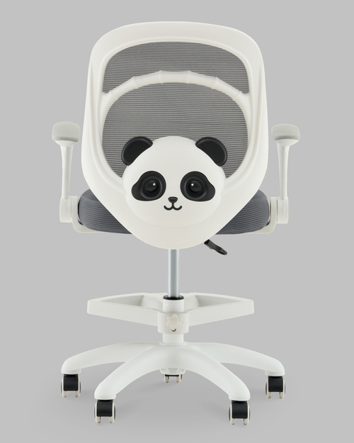 Кресло компьютерное детское TopChairs Panda серый