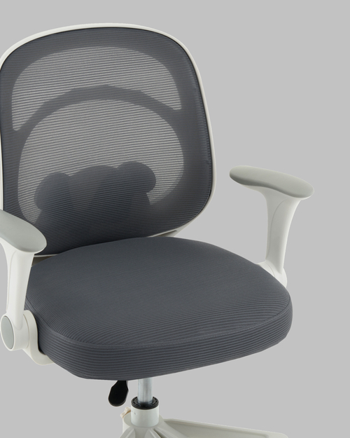 Кресло компьютерное детское TopChairs Panda серый