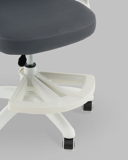 Кресло компьютерное детское TopChairs Panda серый