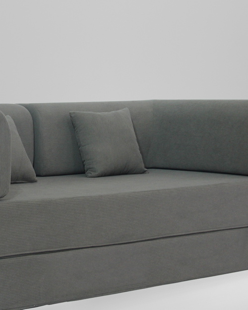 Диван SnapSofa вельвет серый