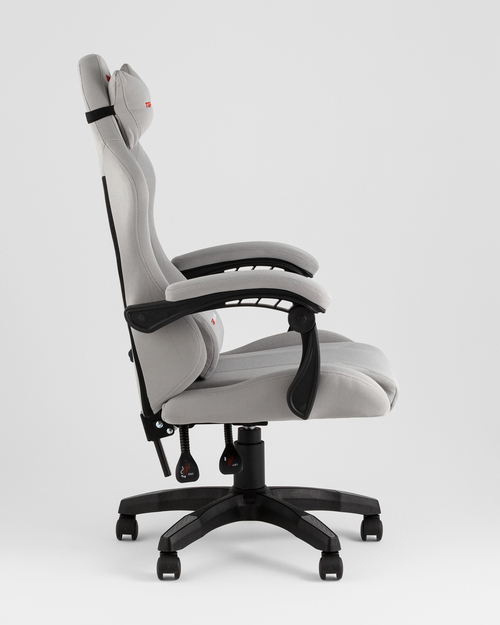 Кресло спортивное TopChairs Druid серый ткань