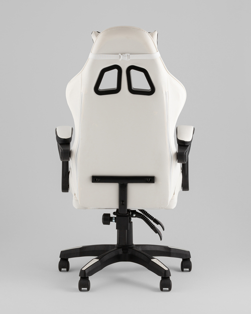 Кресло спортивное TopChairs Phantom бело-черный