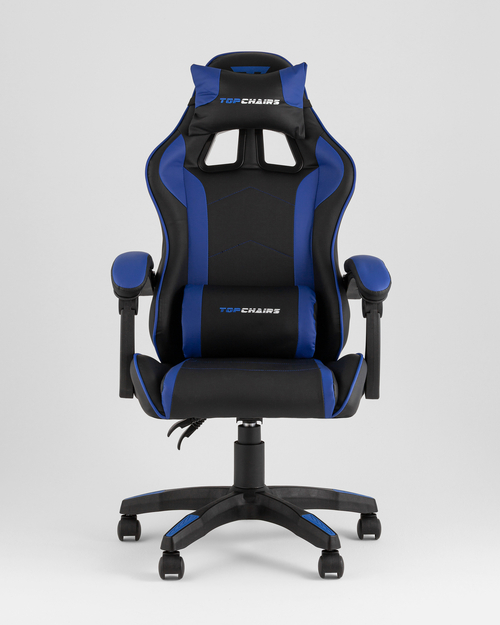 Кресло спортивное TopChairs Shadow черно-синий