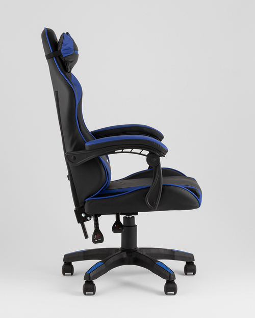 Кресло спортивное TopChairs Shadow черно-синий