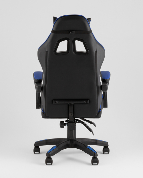 Кресло спортивное TopChairs Shadow черно-синий