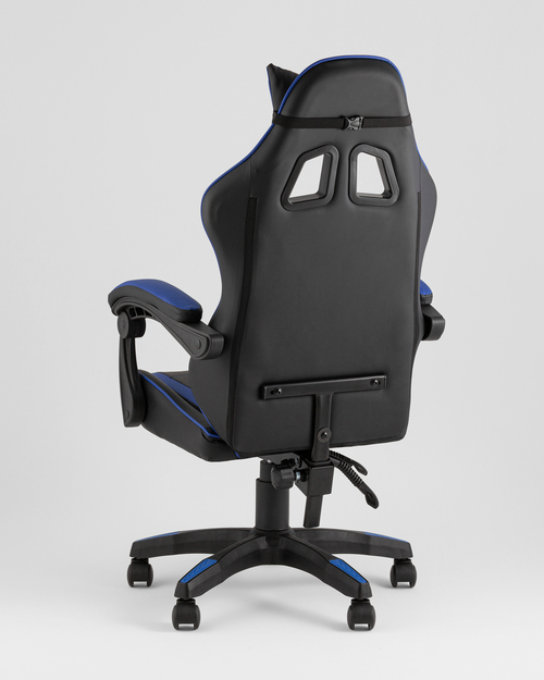 Кресло спортивное TopChairs Shadow черно-синий