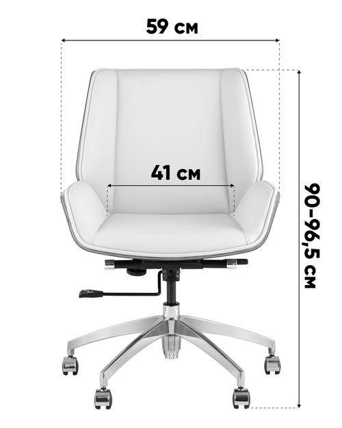 Кресло офисное TopChairs Crown SN коричневый