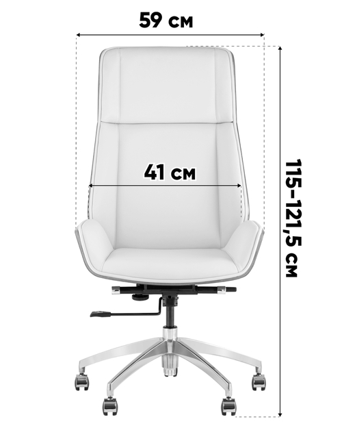 Кресло руководителя TopChairs Crown SN бежевый
