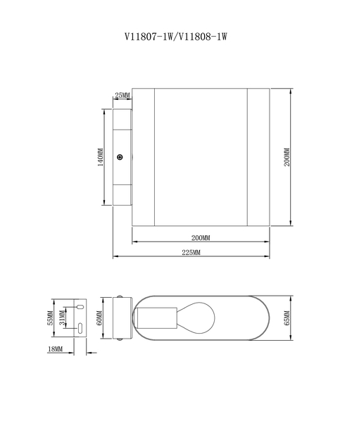 Светильник настенный Moderli V11808-1W Metalicana