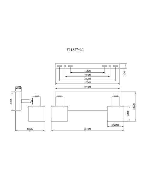 Спот Moderli V11827-2C Malet