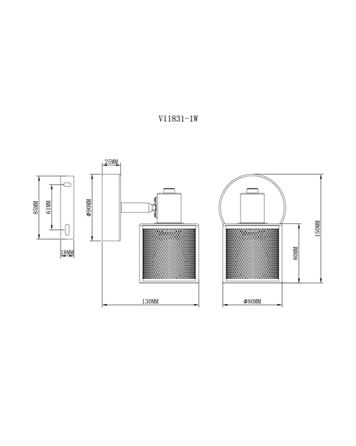 Спот Moderli V11831-1W Suspent
