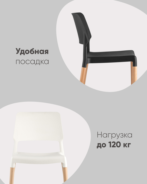 Стул BISTRO черный 4 шт.
