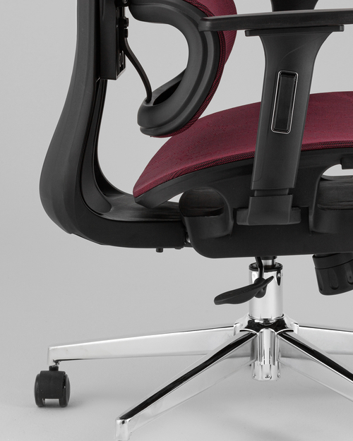 Кресло офисное TopChairs Nimbus бордовый