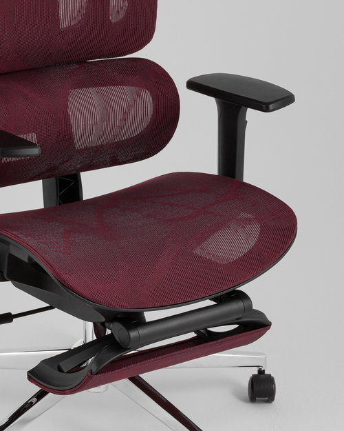 Кресло офисное TopChairs Nimbus бордовый