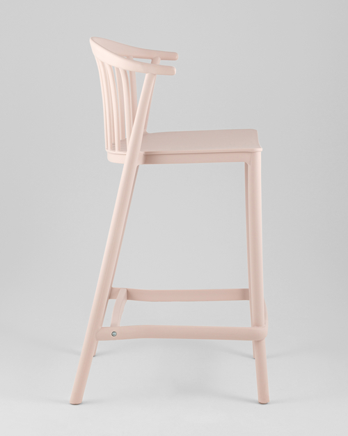 Стул полубарный Campo пластик бежевый 2 шт.