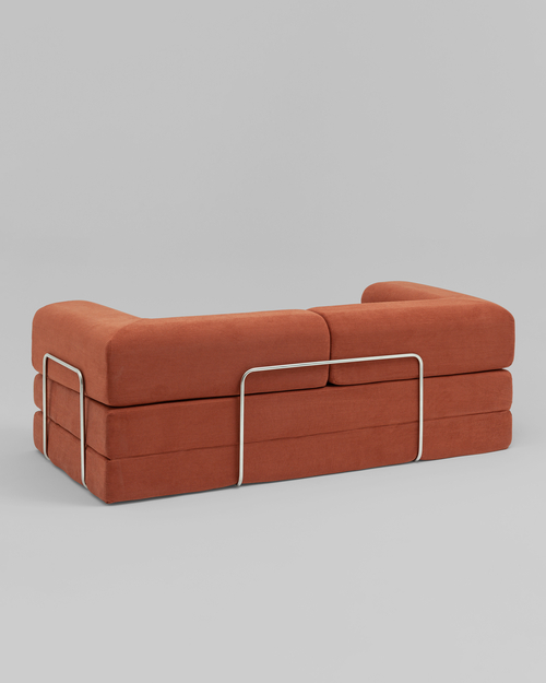 Диван SnapSofa вельвет оранжевый