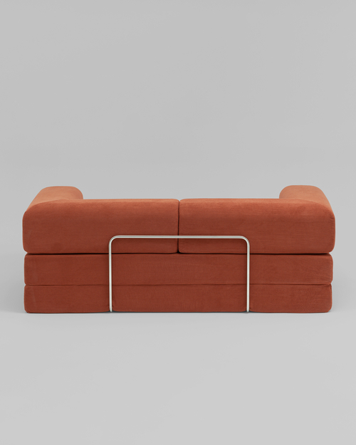 Диван SnapSofa вельвет оранжевый