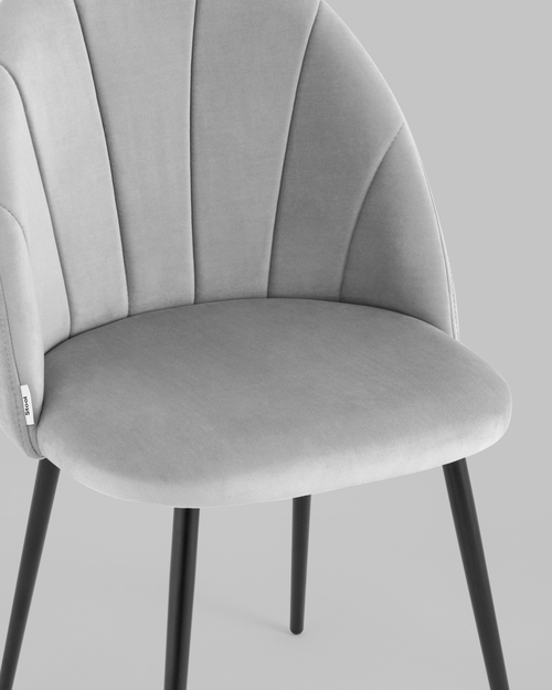 Стул Логан SN велюр светло-серый