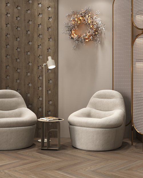 Журнальный столик Arwel металл серый