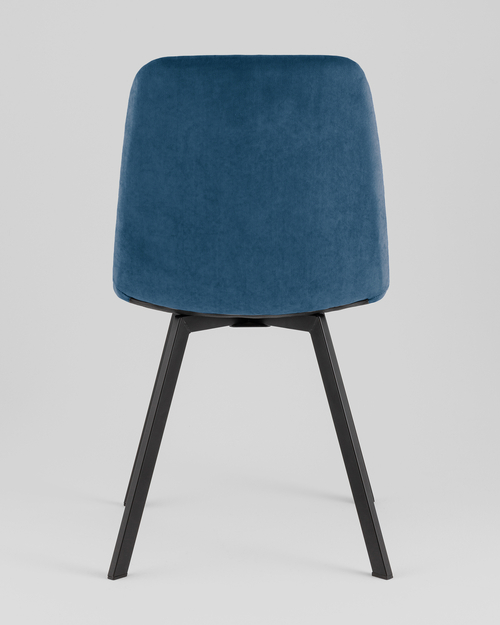 Стул Одди Original Square велюр синий (набор 4 шт)