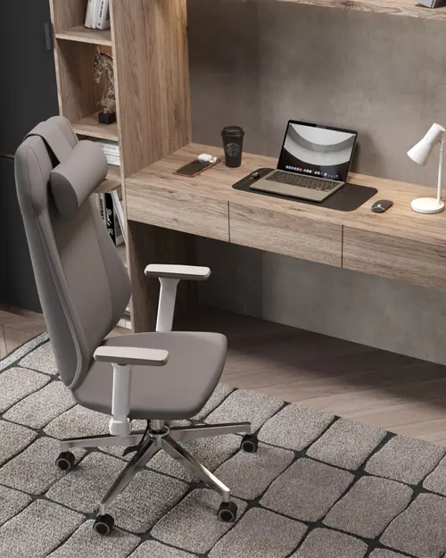 Кресло руководителя TopChairs Trophey серый