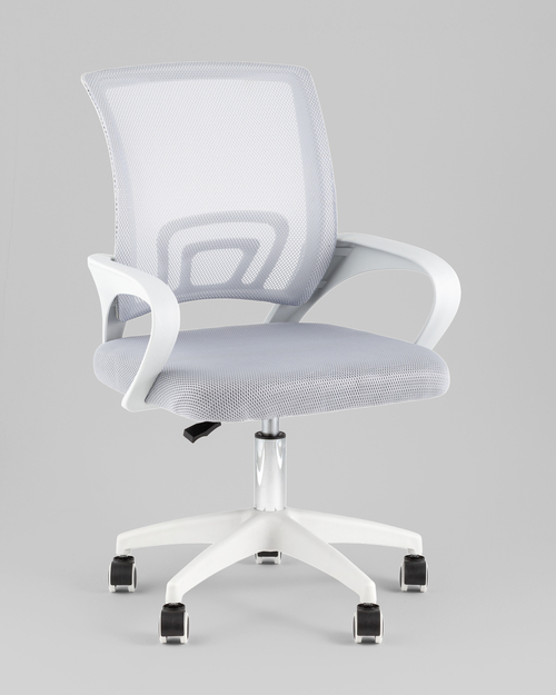 Кресло офисное TopChairs Simple SN серый пластик белый