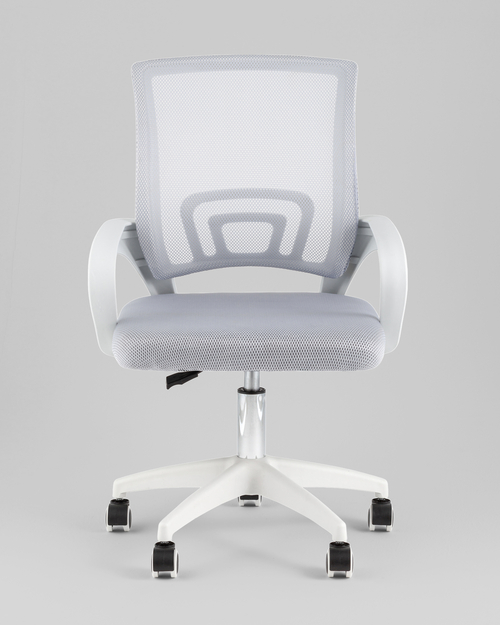 Кресло офисное TopChairs Simple SN серый пластик белый