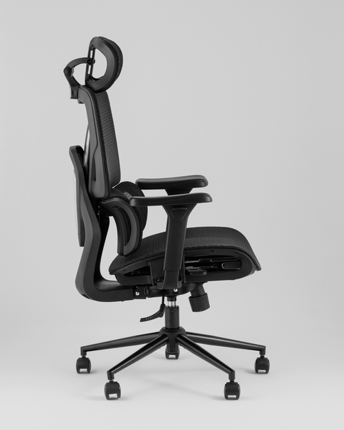 Кресло офисное TopChairs Structo черная сетка