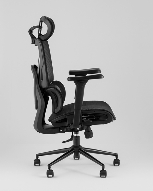 Кресло офисное TopChairs Structo черная сетка