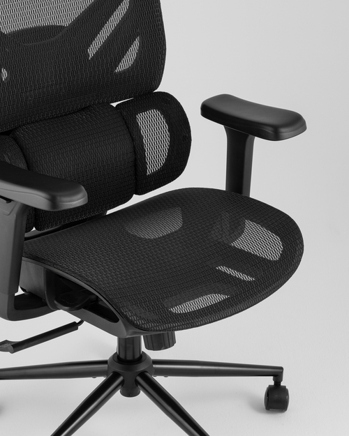 Кресло офисное TopChairs Structo черная сетка