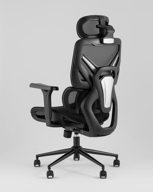 Кресло офисное TopChairs Structo черная сетка