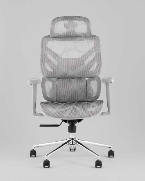Кресло офисное TopChairs Structo серая сетка