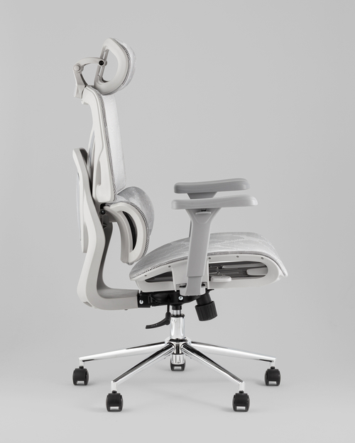 Кресло офисное TopChairs Structo серая сетка