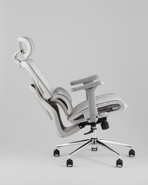 Кресло офисное TopChairs Structo серая сетка