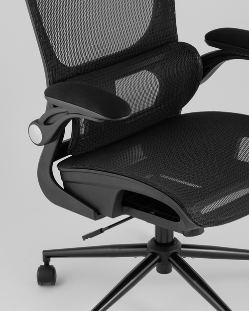 Кресло офисное TopChairs Tactus черная сетка