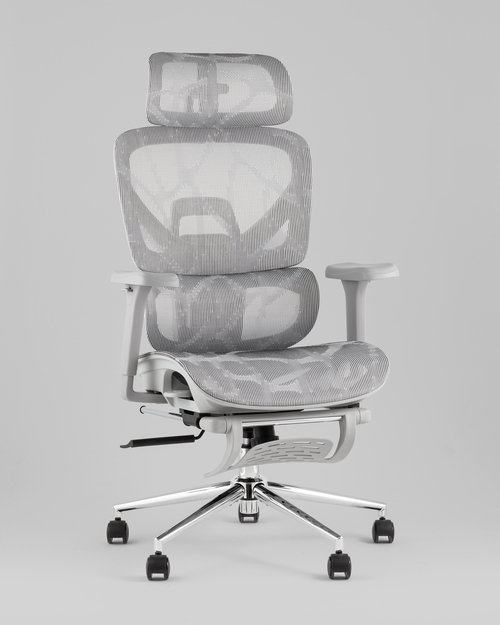 Кресло офисное TopChairs Vertus серая сетка