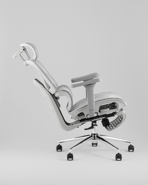 Кресло офисное TopChairs Vertus серая сетка