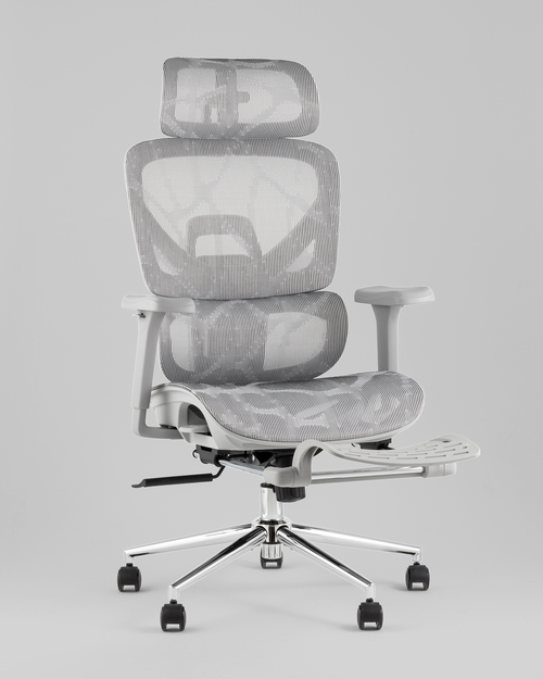 Кресло офисное TopChairs Vertus серая сетка