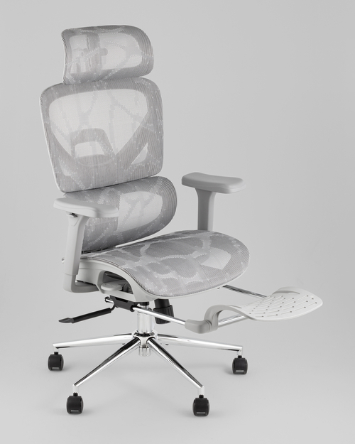 Кресло офисное TopChairs Vertus серая сетка