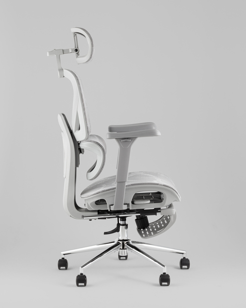 Кресло офисное TopChairs Vertus серая сетка