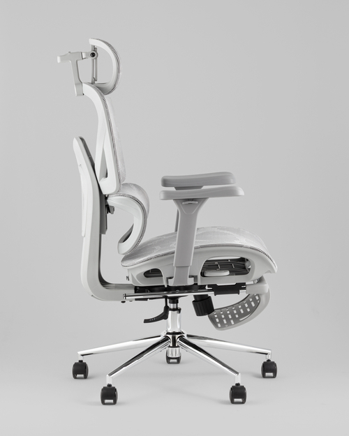 Кресло офисное TopChairs Vertus серая сетка