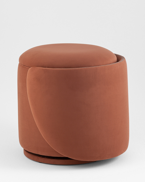 Пуф-трансформер Таунсвилл вращающийся с ящиком велюр терра