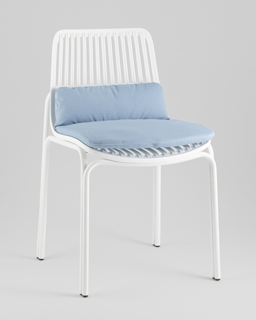 Стул Louran с подушкой белый
