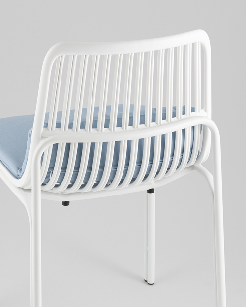 Стул Louran с подушкой белый 2 шт.